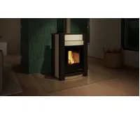 HS Flamingo Krbová kamna AQUAFLAM VARIO ® KALMAR 11/5kW krémová (24)