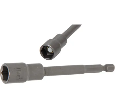 BGS Hlavice nástrčná,velmi dlouhá, pro vrtačky, pohon vnější šestihran 6,3 mm,(1/4")Drive,11mm