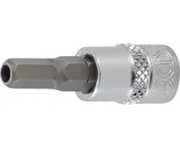 BGS Sada nástrčných hlavic, 6,3 mm (1/4"), vnitřní šestihran s otvorem 2–7 mm, 8dílná (4)