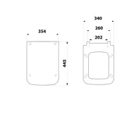 CREAVIT BENE WC sedátko, Soft Close, bílá/chrom (5)