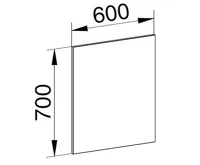 Zrcadlo 600x700x20 mm (2)