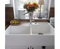 Keramický dřez Villeroy & Boch Double 895.2 Bílá keramika (11)