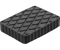 BGS Gumová podložka, pro zvedací plošiny, 160 x 120 x 30 mm