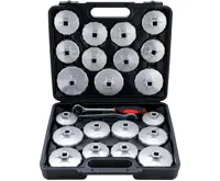 BGS Klíče na povolování olejových filtrů,sada 23 dílů, hliníková slitina