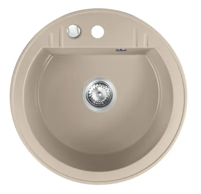 NOVASERVIS Granitový dřez, s přepadem z dřezu, písek - DRGM1/51SA