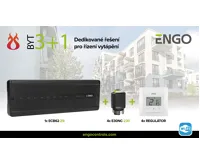 ENGO CONTROLS Komplet pro váš byt 3+1 WiFi, podlahové vytápění ENGO CONTROLS Komplet pro váš byt 3+1 WiFi, podlahové vytápění