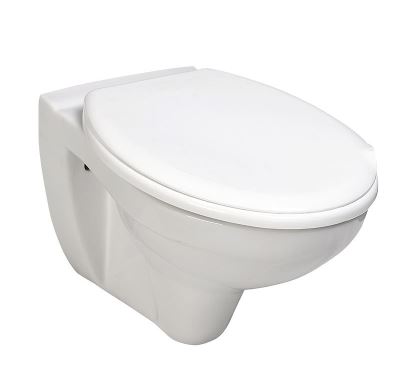 AQUALINE TAURUS závěsná WC mísa, 36x54,5cm, bílá
