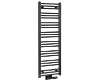 BRUCKNER ALBRECHT otopné těleso 400x1250 mm, středové připojení, černá mat