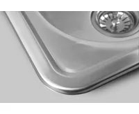 AQUALINE Nerezový vestavný dřez s odkapem 76x18x42cm (6)