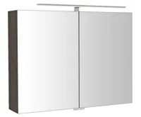 SAPHO RIWA galerka s LED osvětlením, 81x70x17cm, borovice rustik