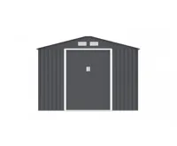 Zahradní domek ARES E 8,84 m2 antracit IWH-10230048 (7)