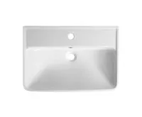 BRUCKNER NEON keramické umyvadlo 60x41,5cm, bílá (1)