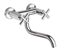 SAPHO AXIA nástěnná baterie, chrom