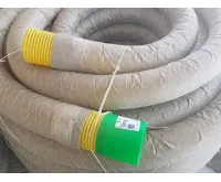 PVC drenážní trubka předizolovaná DN 100 žlutá děrovaná | 1m (1)