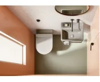 GSI PURA závěsná WC mísa, Swirlflush, 36x50cm, creta dual-mat (4)