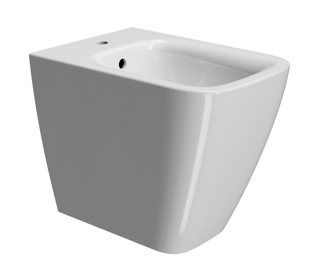Gsi nubes bidet stojící, 35x52cm, bílá extraglaze