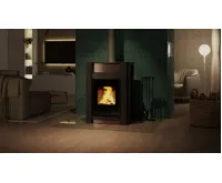 HS Flamingo Krbová kamna AQUAFLAM VARIO ® KALMAR 11/5kW hnědá - sametová (18)