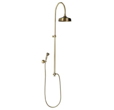 SAPHO ANTEA sprchový sloup k napojení na baterii, hlavová, ruční sprcha, bronz