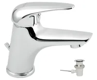 NOVASERVIS Umyvadlová baterie s výpustí Titania Hit chrom - 95501,0 NOVASERVIS Umyvadlová baterie s výpustí Titania Hit chrom - 95501,0