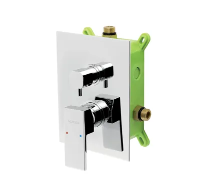 NOVASERVIS Podomítková baterie s boxem 2 vývody, EDGE - BOX36051R,0