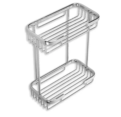 NOVASERVIS Dvojitá police malá nízká Drátěný program chrom - 6073,0