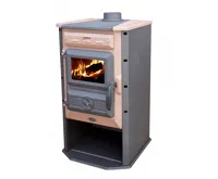 TIM SISTEM Krbová kamna na dřevo Magic Stove ECO, 6,9 kW, hnědá TIM SISTEM Krbová kamna na dřevo Magic Stove ECO, 6,9 kW, hnědá