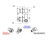 SAPHO AXAMITE podomítková bidetová baterie se Stop sprškou, chrom (7)