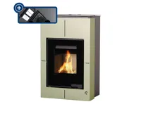 HS Flamingo Krbová kamna AQUAFLAM VARIO ® SAPORO 11/5kW olivová, elektronická regulace HS Flamingo Krbová kamna AQUAFLAM VARIO ® SAPORO 11/5kW olivová, elektronická regulace