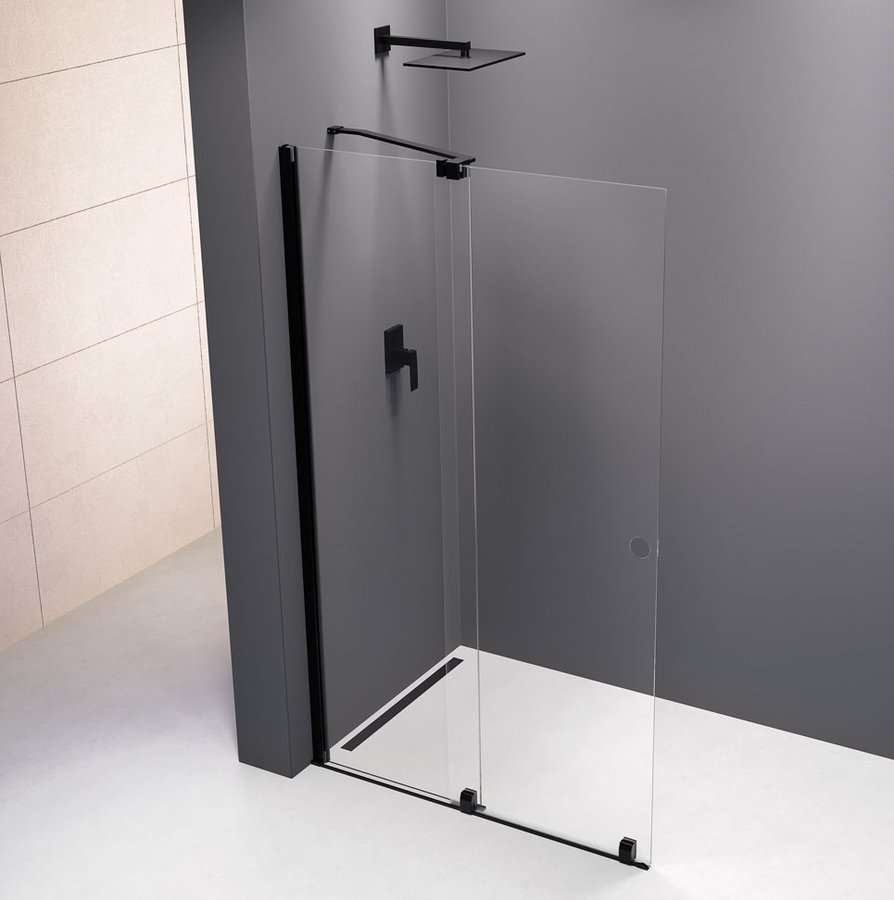 POLYSAN MODULAR SHOWER zástěna s pojezdy 1000 mm, černá