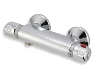 NOVASERVIS Sprchová termostatická baterie 120 mm Aquamat chrom - 2664/1,0
