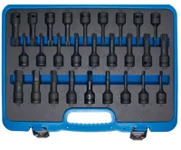 BGS Hlavice zástrčné 1/2", Torx, XZN, Imbus, úderové, sada 26 dílů BGS Hlavice zástrčné 1/2", Torx, XZN, Imbus, úderové, sada 26 dílů
