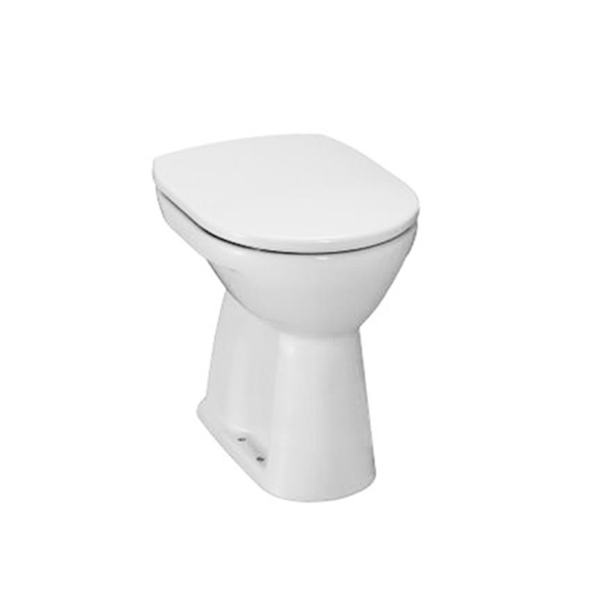 Jika lyraplus stojící wc, svislý odpad, otevřený splachovací kruh, bílá 825387