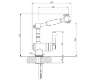 Chambord R202 se sprchou Chrom (5)