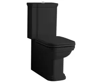 KERASAN WALDORF WC kombi, spodní/zadní odpad, černá-chrom KERASAN WALDORF WC kombi, spodní/zadní odpad, černá-chrom