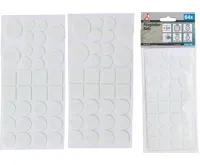 BGS Filcové podložky pod nábytek, bílé, 64 kusů