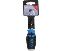 BGS Šroubovák plochý 6,0 x 38 mm, 6ti hranný dřík,1/4" vnitřní čtyřhran (1)