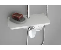 AQUALINE MARCO sprchový sloup s pákovou baterií, chrom (8)