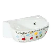 CREAVIT KID keramické umývátko dětské 39x29cm, barevný potisk