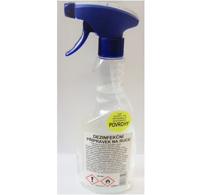 Dezinfekční přípravek na ruce s rozprašovačem 500ml