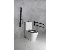 SAPHO MEDIC WC kombi, zvýšený sedák, Rimless, spodní/zadní odpad, bílá (11)