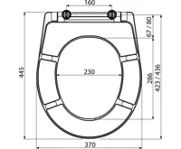 ALCAPLAST WC sedátko Duroplast A601 (1)