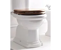 KERASAN RETRO WC sedátko, ořech/chrom (5)