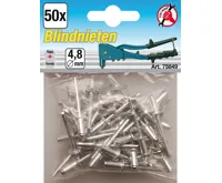 BGS Nýty trhací hliníkové 4,8 mm, 50 ks BGS Nýty trhací hliníkové 4,8 mm, 50 ks