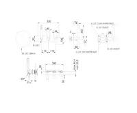 SAPHO PAX podomítková sprchová/vanová baterie s ruční sprchou, 3 výstupy, bílá mat (2)