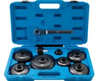 BGS Hlavice pro povolování olej. filtrů, sada 9 dílů BGS Hlavice pro povolování olej. filtrů, sada 9 dílů
