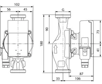 WILO Oběhové čerpadlo ATMOS PICO 25/1-8, 180mm (4)