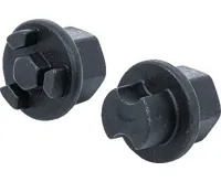 BGS Sada klíčů na vypouštěcí šrouby oleje, pro DAF, MAN, Volvo, Scania, Neoplan, 2dílná