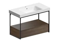 GSI NUBES keramické umyvadlo 100x50cm, s odkládacími plochami, bílá ExtraGlaze (3)