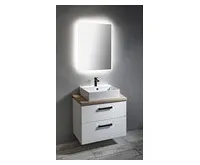 AQUALINE VEGA deska pod umyvadlo 62,5x45cm, dub platin (1)