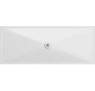 GSI Keramická sprchová vanička, obdélník 200x80x2cm, bílá mat